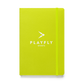 Playfly White logo - Hardcover bound notebook