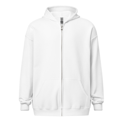 Playfly (Almost Grey) – Unisex heavy blend zip hoodie