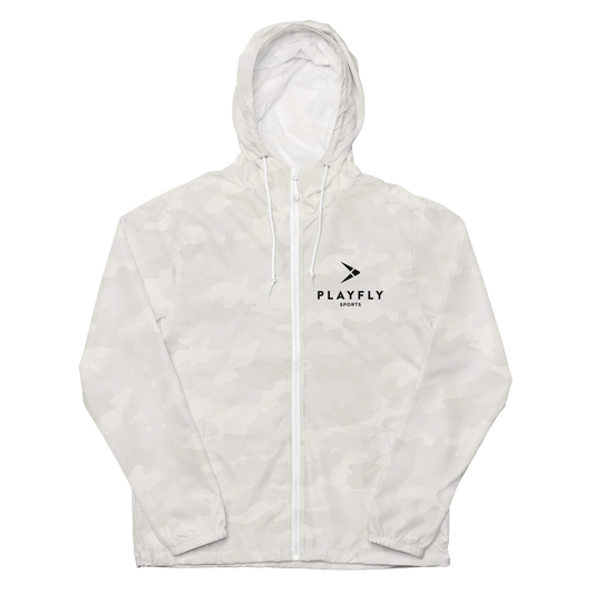 Playfly Sports – Unisex lightweight zip up windbreaker