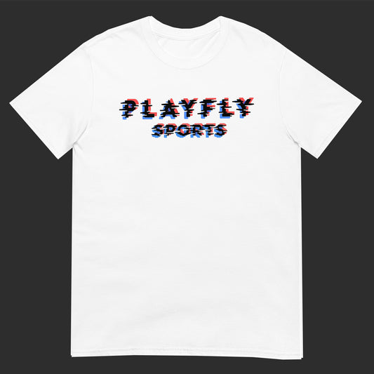 Playfly Sports Glitch - Short sleeve T-Shirt