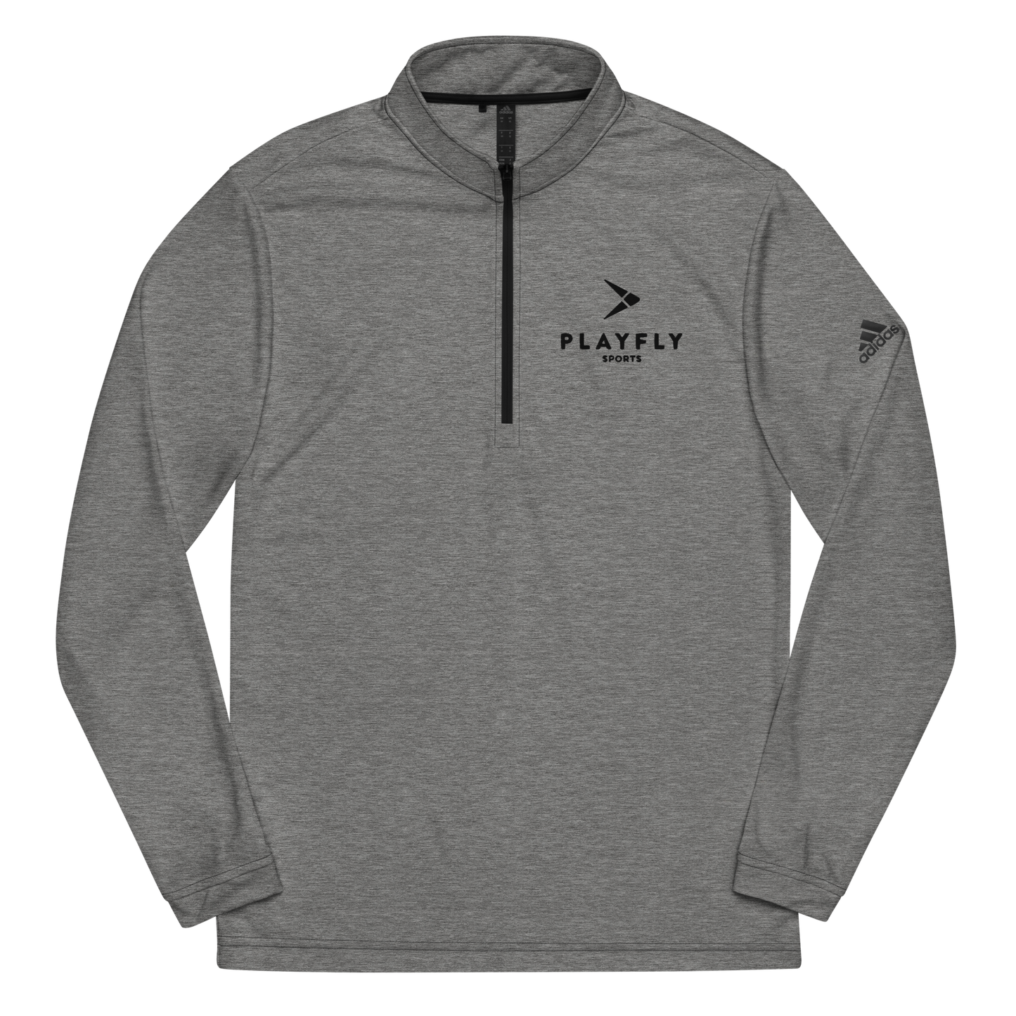 Playfly Black Logo - Quarter zip pullover