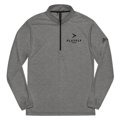 Playfly Black Logo - Quarter zip pullover