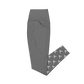 Gray Playfly - Crossover leggings with pockets
