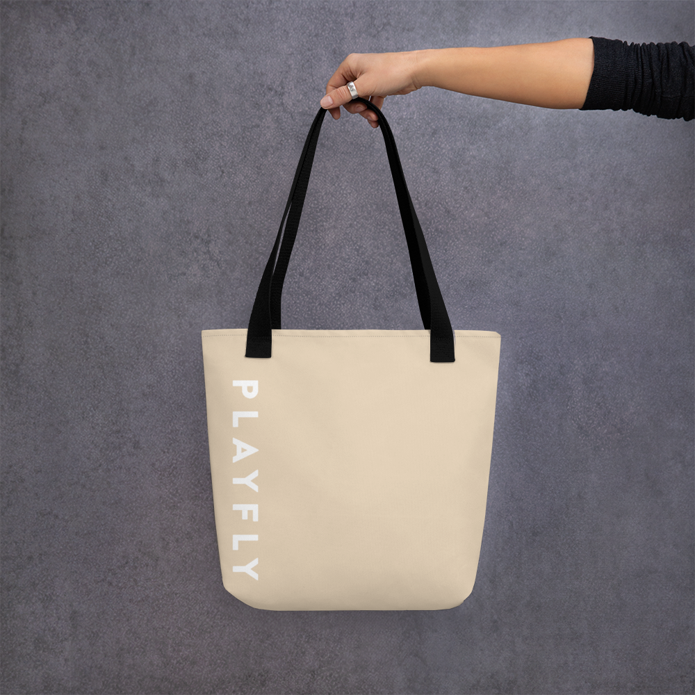 White Playfly - Tote bag