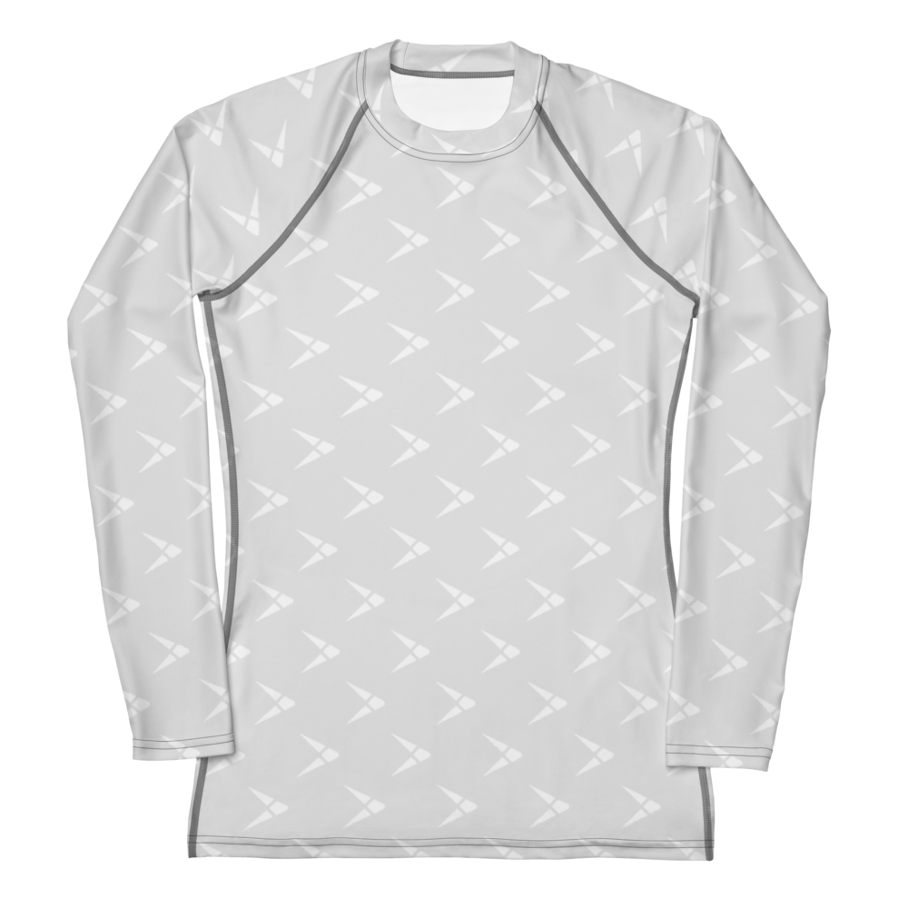 Playfly White - Women's Rash Guard