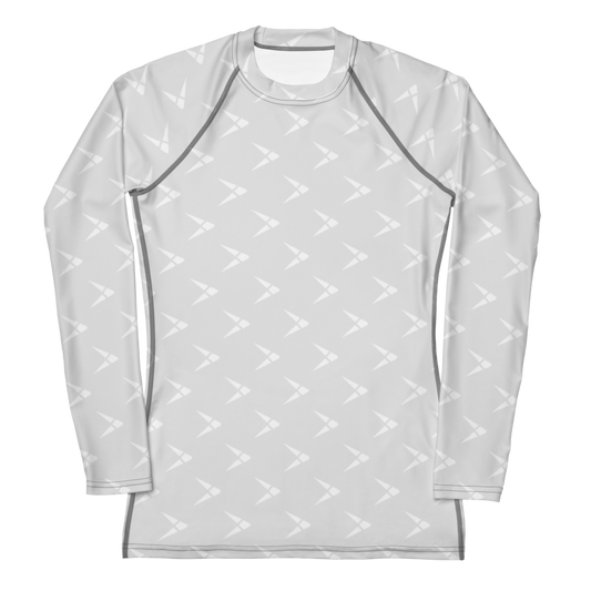 Playfly White - Women's Rash Guard