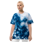 Playfly white - Oversized tie-dye t-shirt