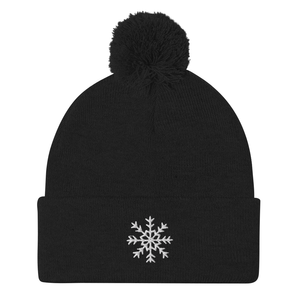 Snowflake - Pom-Pom Beanie