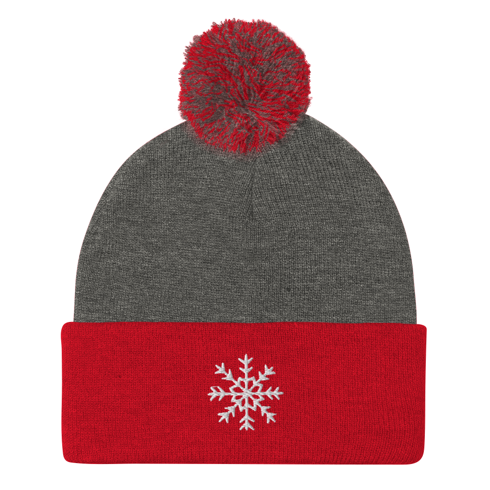 Snowflake - Pom-Pom Beanie