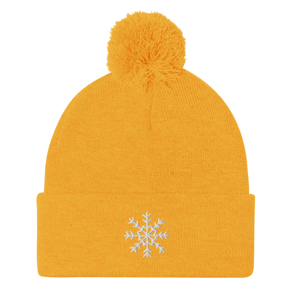 Snowflake - Pom-Pom Beanie