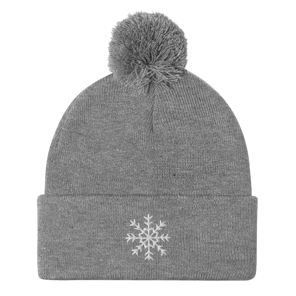 Snowflake - Pom-Pom Beanie