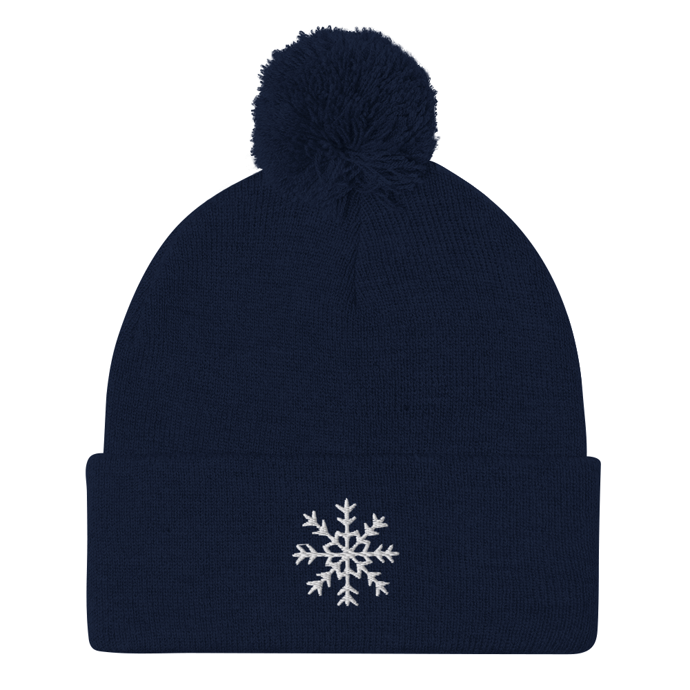 Snowflake - Pom-Pom Beanie