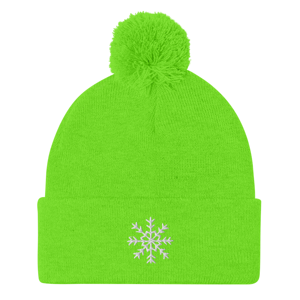 Snowflake - Pom-Pom Beanie