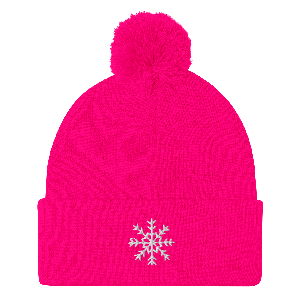 Snowflake - Pom-Pom Beanie