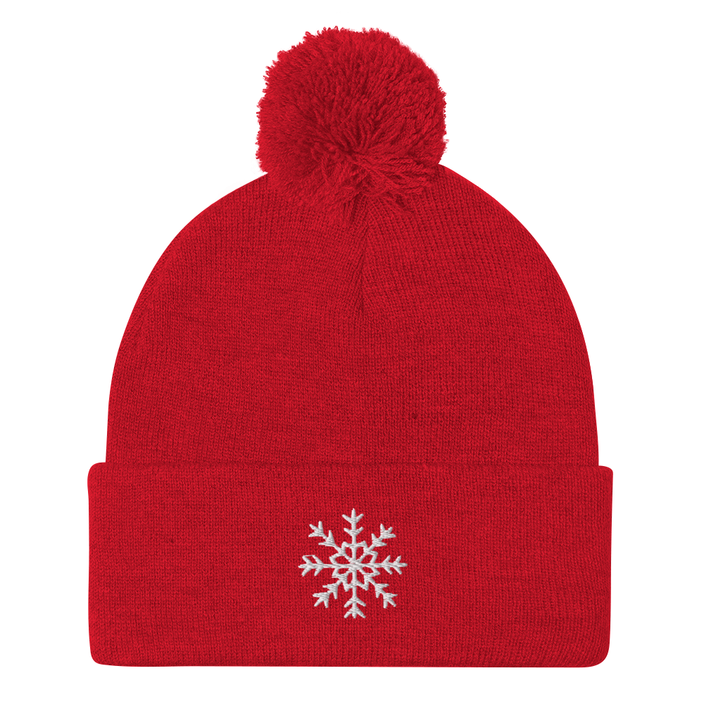 Snowflake - Pom-Pom Beanie