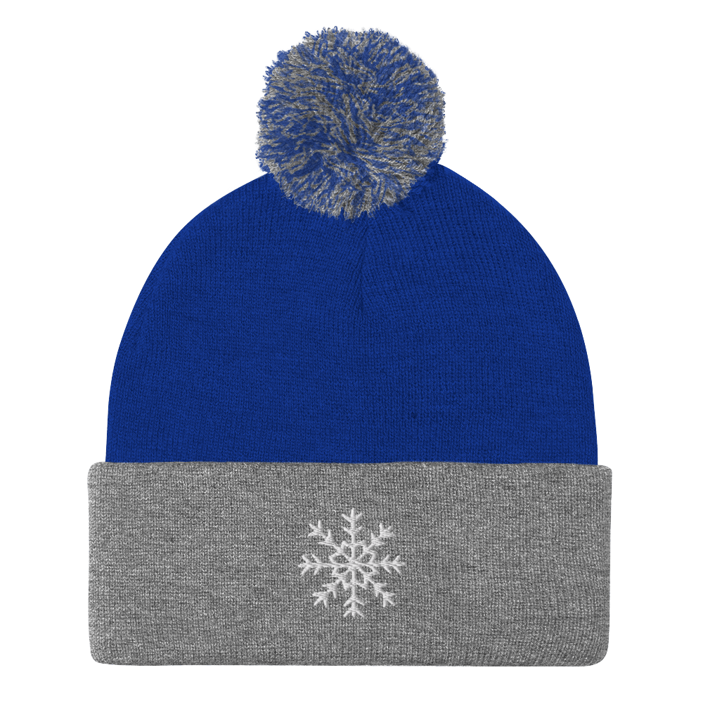 Snowflake - Pom-Pom Beanie