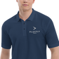 White Playfly Logo - Men's Premium Polo