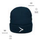 White Fly - Ribbed knit beanie