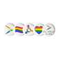Pride! Playfly - Set of pin buttons