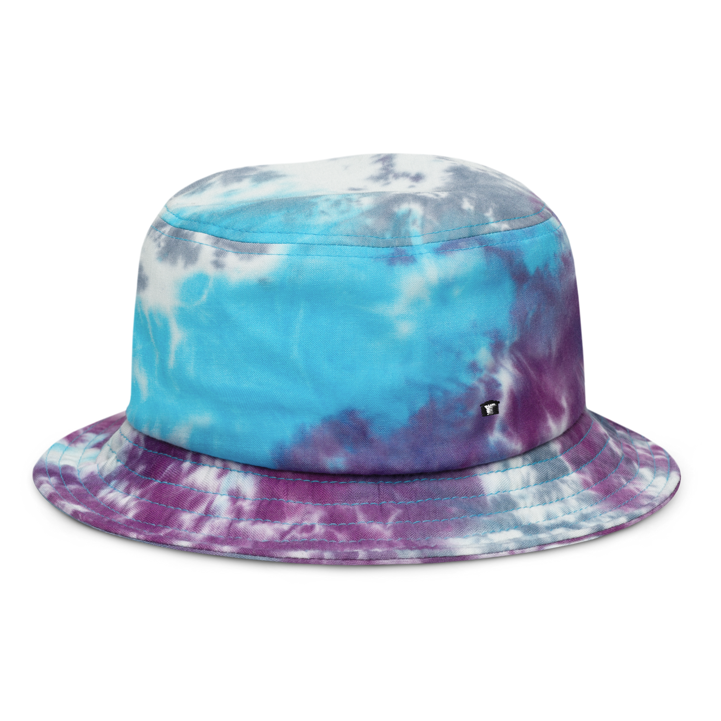 (Blue & Purple) Tie-dye - bucket hat