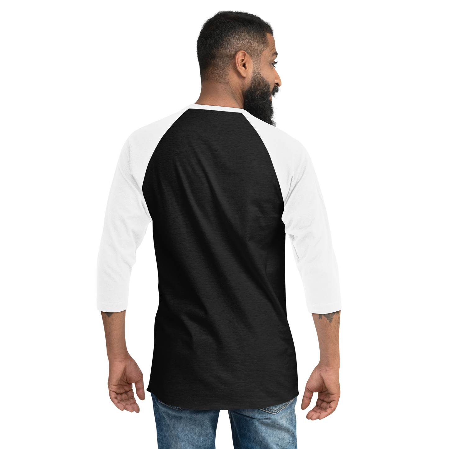 Side Playfly - 3/4 sleeve raglan shirt