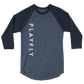 Side Playfly - 3/4 sleeve raglan shirt