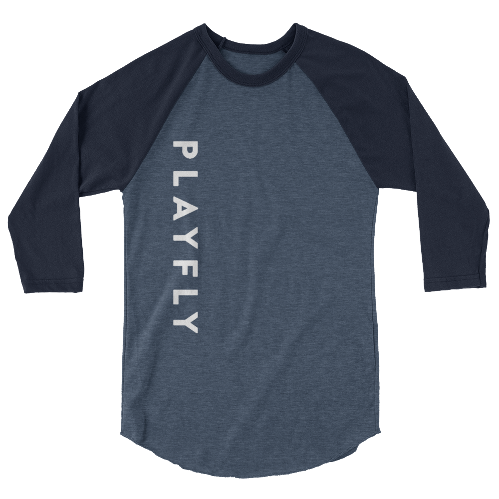 Side Playfly - 3/4 sleeve raglan shirt