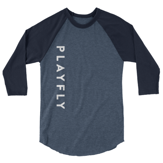 Side Playfly - 3/4 sleeve raglan shirt