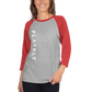 Side Playfly - 3/4 sleeve raglan shirt