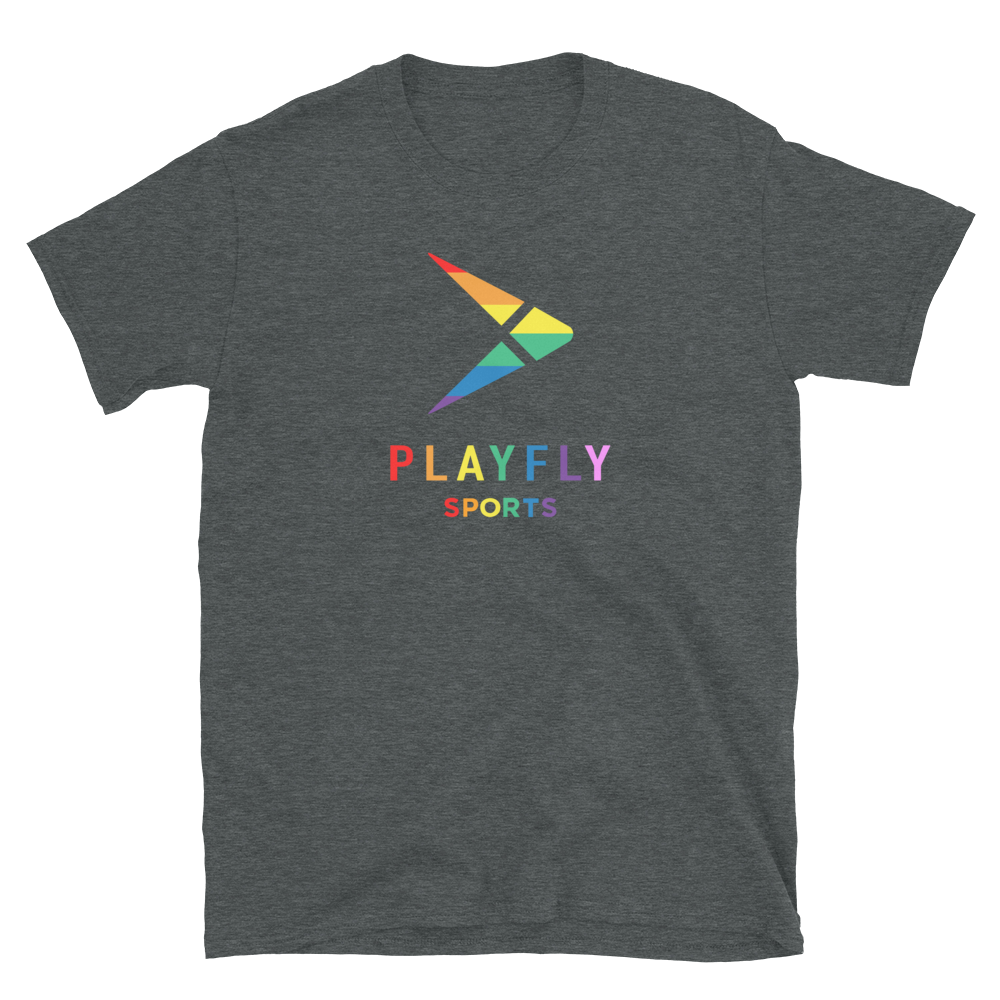 Playfly logo Pride-Short-Sleeve Unisex T-Shirt