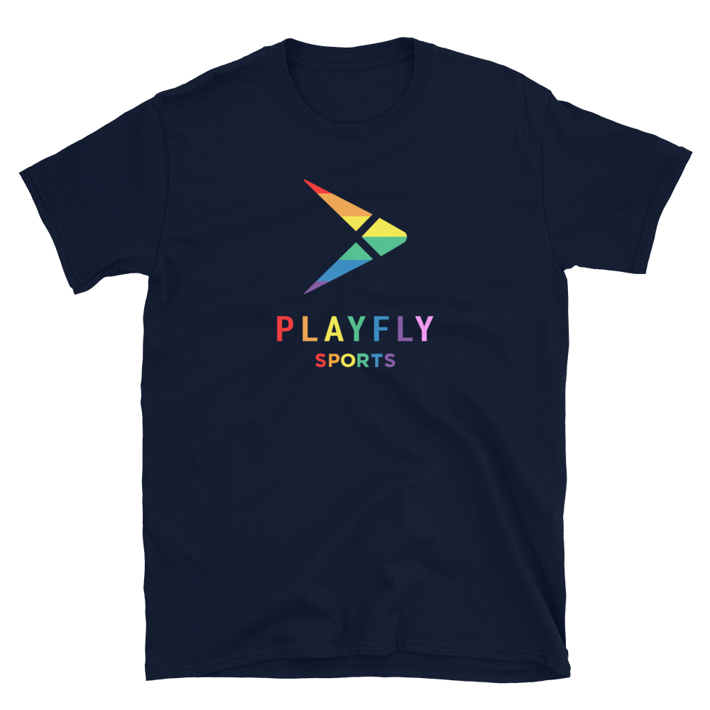 Playfly logo Pride-Short-Sleeve Unisex T-Shirt