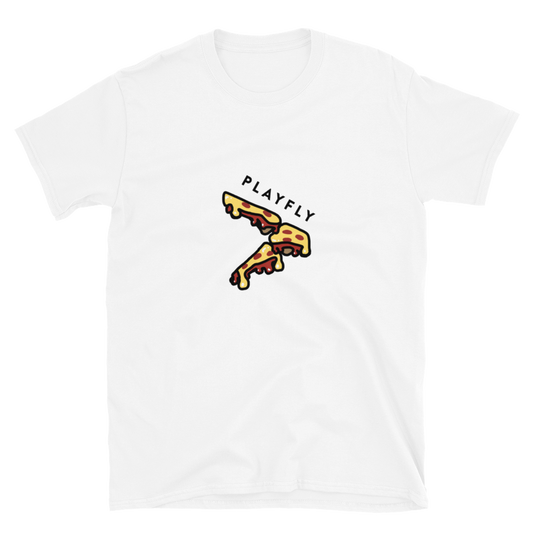 Playfly Pizza - Short sleeve Unisex T-Shirt