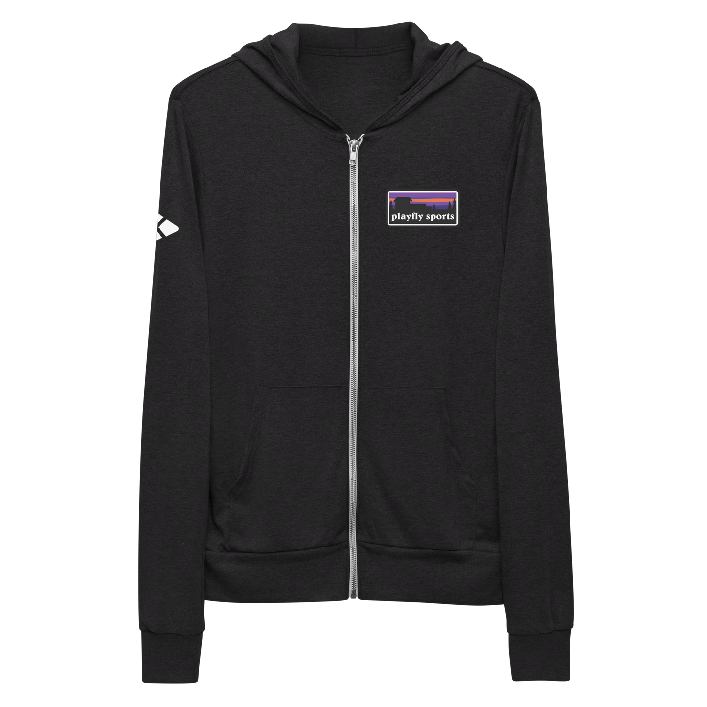 Sunset Playfly - zip hoodie