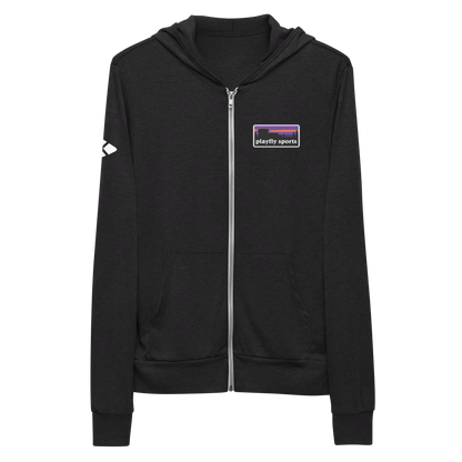 Sunset Playfly - zip hoodie