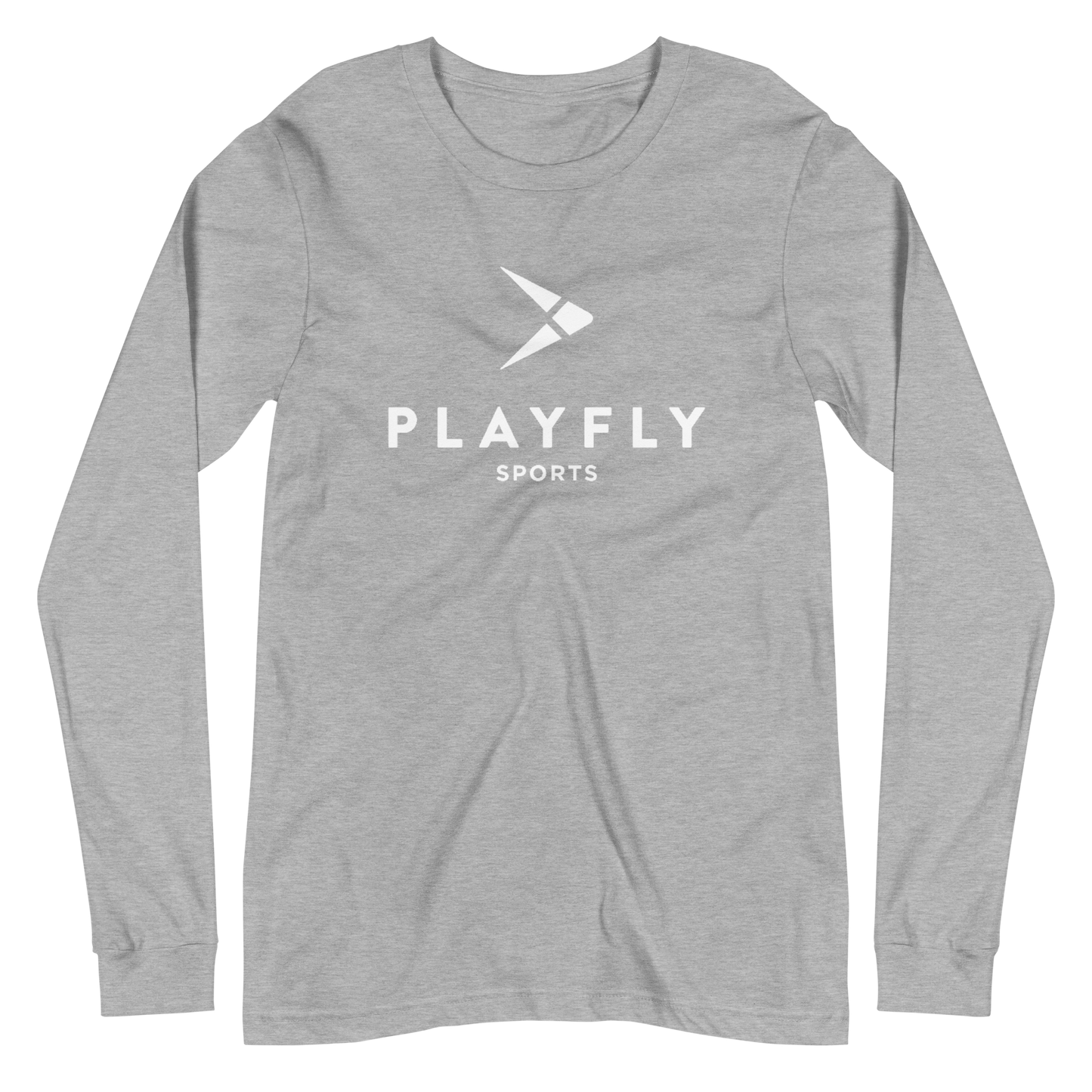 White Playfly Logo - Unisex Long Sleeve Tee