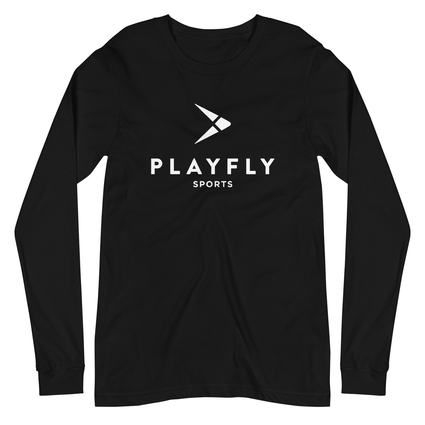 White Playfly Logo - Unisex Long Sleeve Tee