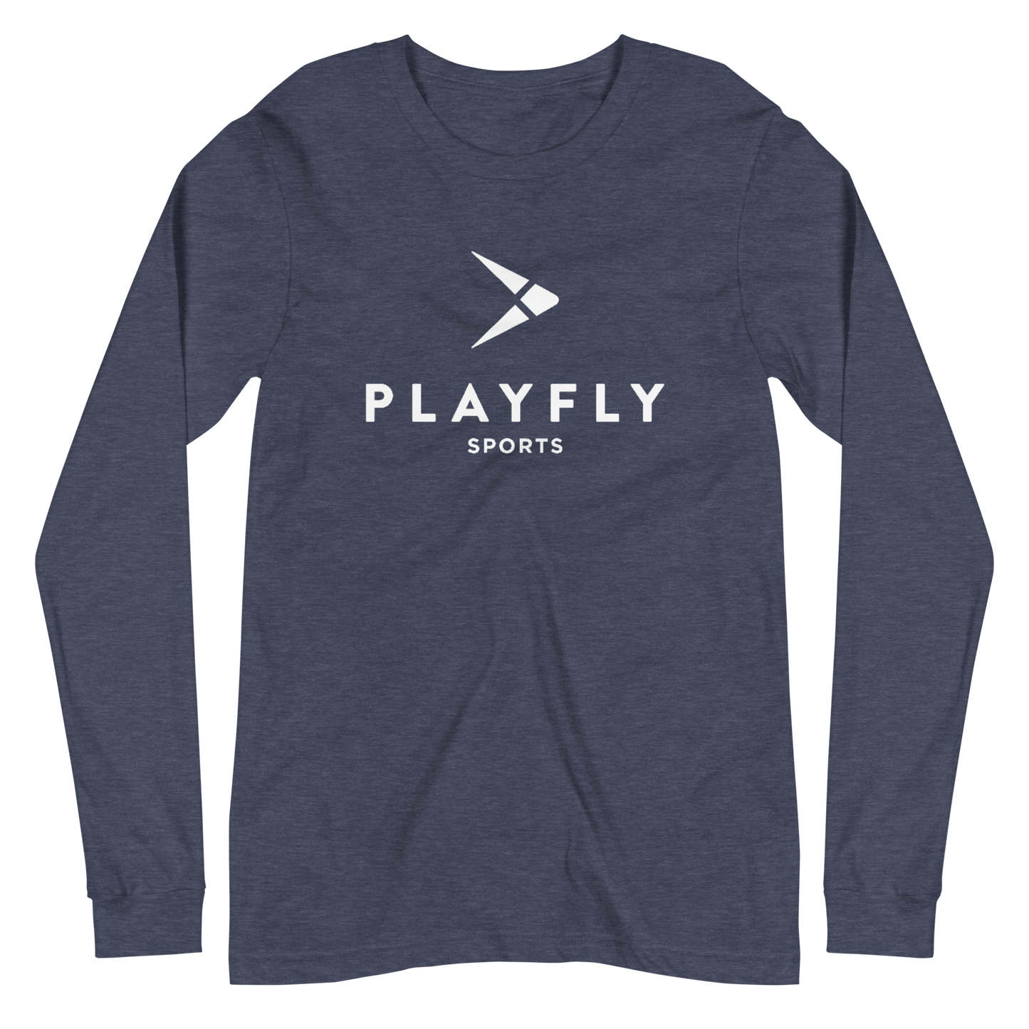 White Playfly Logo - Unisex Long Sleeve Tee