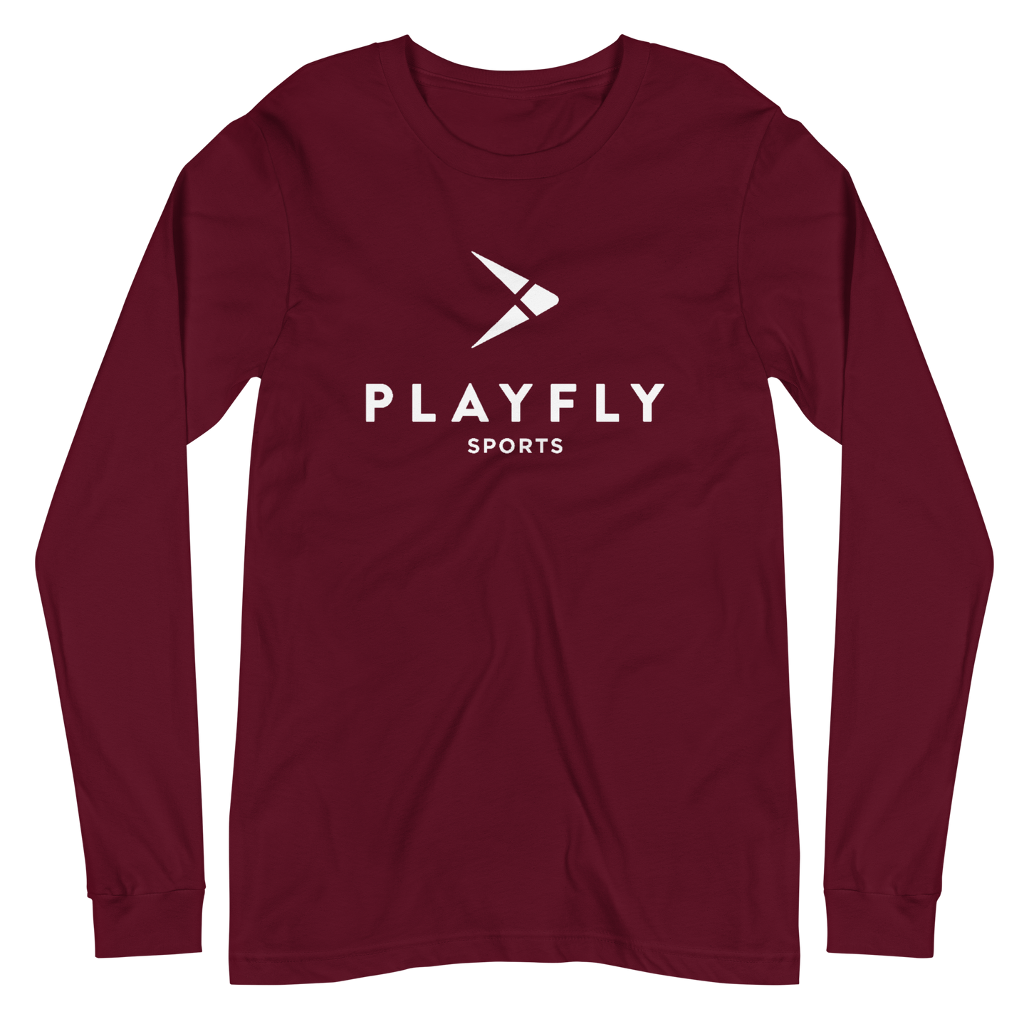 White Playfly Logo - Unisex Long Sleeve Tee