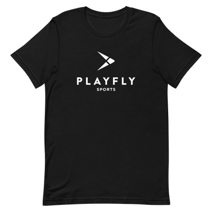 White Playfly Logo - Unisex t-shirt