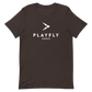White Playfly Logo - Unisex t-shirt