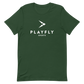 White Playfly Logo - Unisex t-shirt