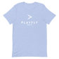 White Playfly Logo - Unisex t-shirt