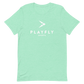 White Playfly Logo - Unisex t-shirt