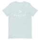 White Playfly Logo - Unisex t-shirt