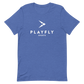 White Playfly Logo - Unisex t-shirt