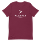 White Playfly Logo - Unisex t-shirt