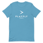 White Playfly Logo - Unisex t-shirt
