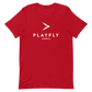 White Playfly Logo - Unisex t-shirt