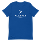 White Playfly Logo - Unisex t-shirt