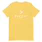 White Playfly Logo - Unisex t-shirt